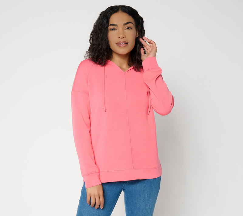 Belle by Kim Gravel ScubaLuxe Hoodie with Pockets — Main view