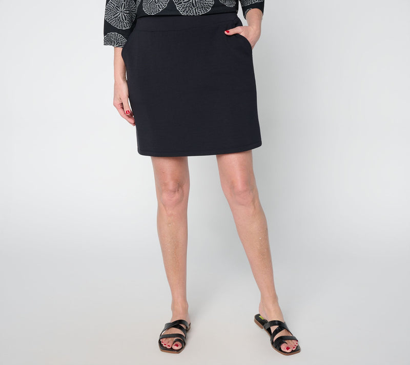 Belle by Kim Gravel Regular ScubaLuxe Showstopper Skort — View 17