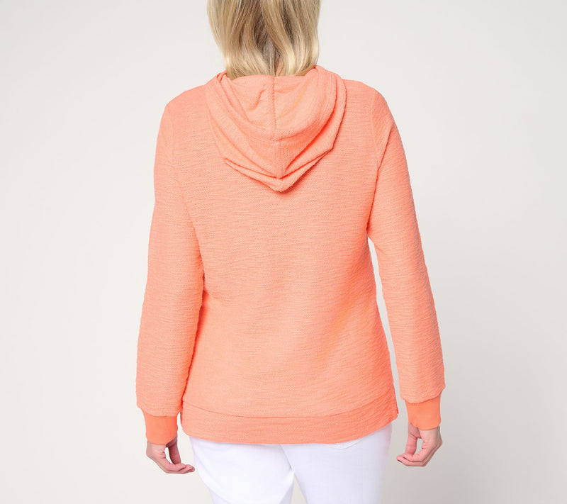 Belle Beach by Kim Gravel Sweatshirt Slub Shoreline Hoodie — View 4