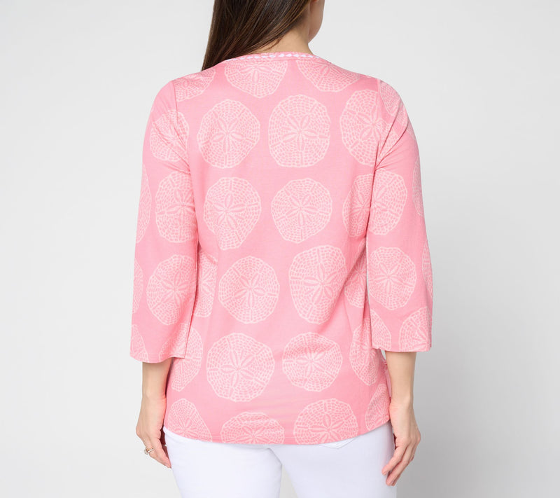 Belle Beach by Kim Gravel Cabana Knit Sand to Soiree Tunic — View 4