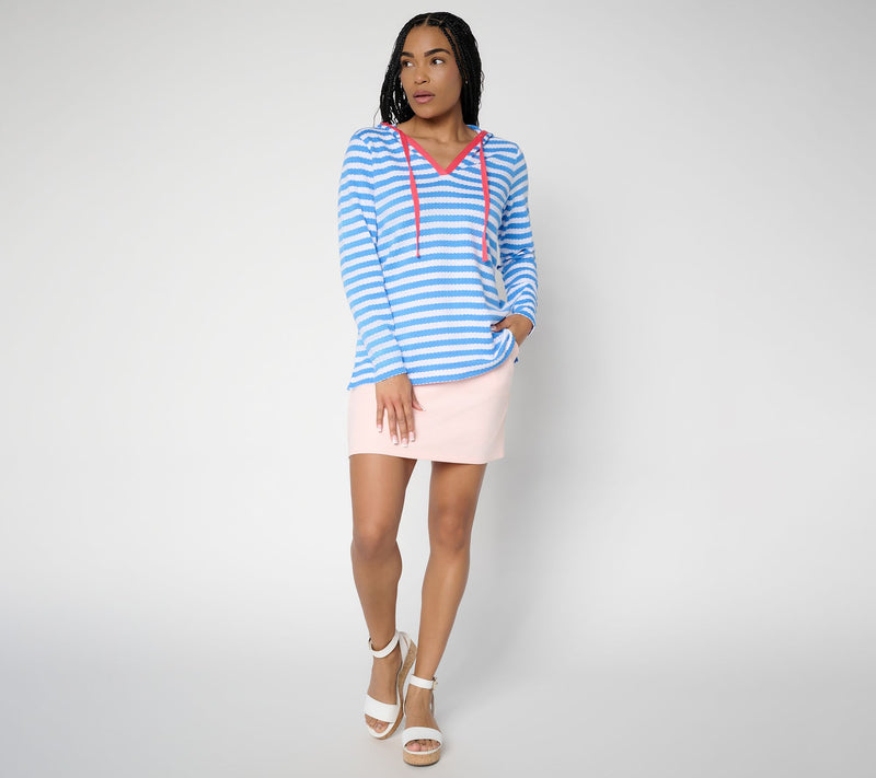 Belle Beach by Kim Gravel Seaside Sweats Skort — View 5