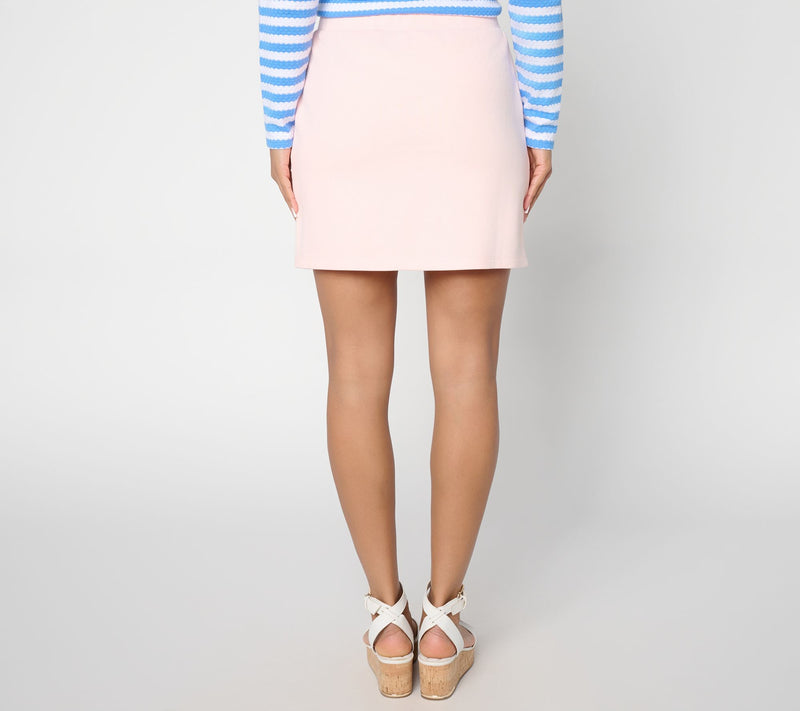 Belle Beach by Kim Gravel Seaside Sweats Skort — View 4