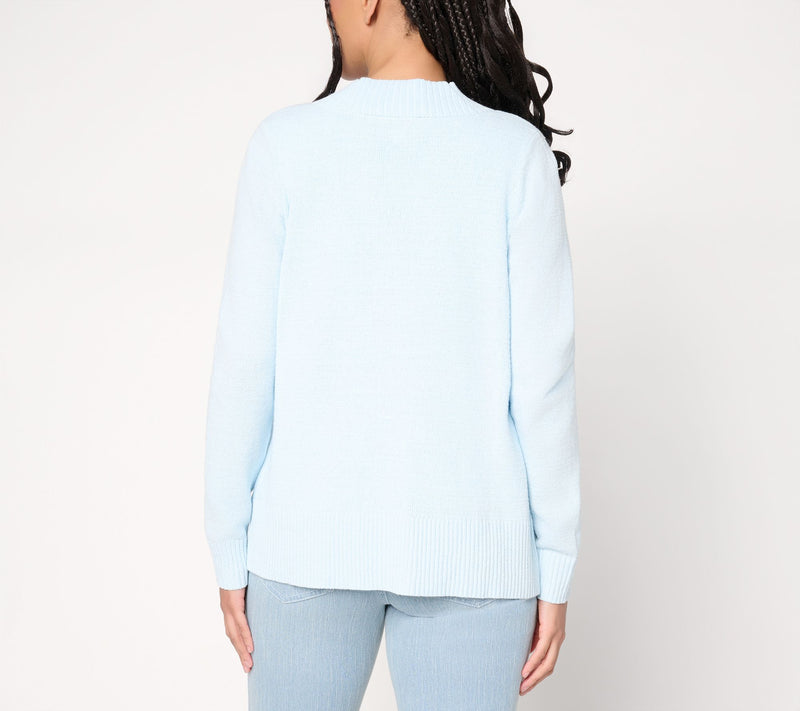 Belle by Kim Gravel Fresh Pick Spring Open Front Cardigan — View 4