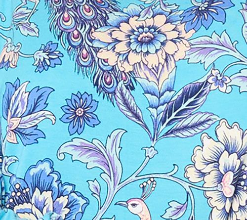 Belle by Kim Gravel Rayon Spandex Flora & Finesse V Neck Top — View 9