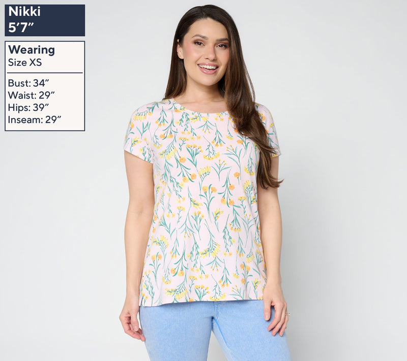 Belle by Kim Gravel Primabelle Knit Pucker Up Buttercup Top — View 3