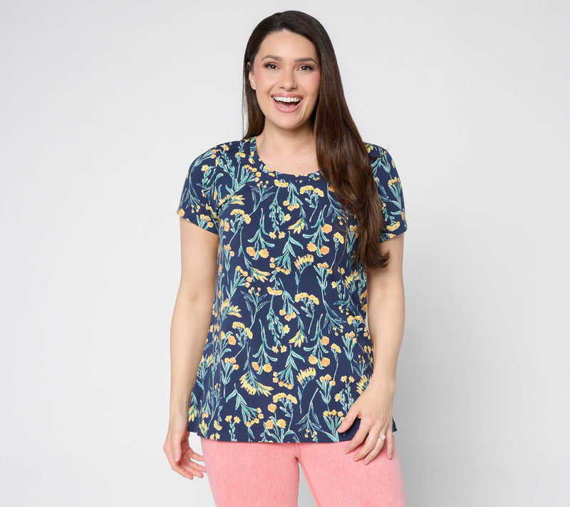 Belle by Kim Gravel Primabelle Knit Pucker Up Buttercup Top — View 11