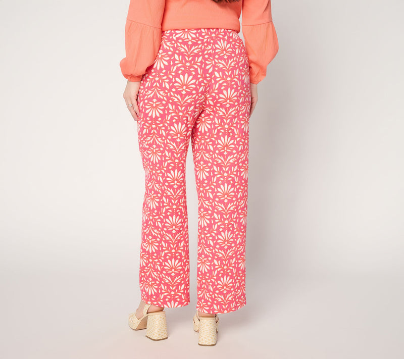 Belle by Kim Gravel Petite Packabelle Olympus Petals Relaxed Pant — View 11