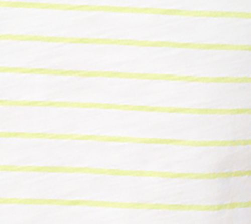 Belle by Kim Gravel Slub Knit Striped V Neck Top — View 7