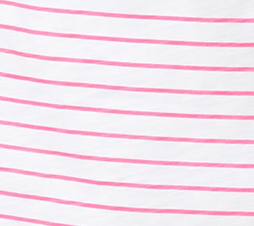 Belle by Kim Gravel Slub Knit Striped V Neck Top — View 11
