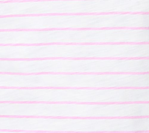 Belle by Kim Gravel Slub Knit Striped V Neck Top — View 12