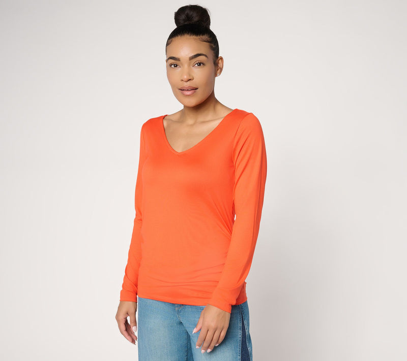 Mally Roncal Two-Way Neckline Feather Knit Top — View 13