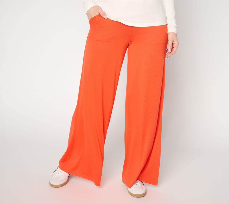 Mally Roncal Regular Wide Leg Feather Knit Pant — View 11