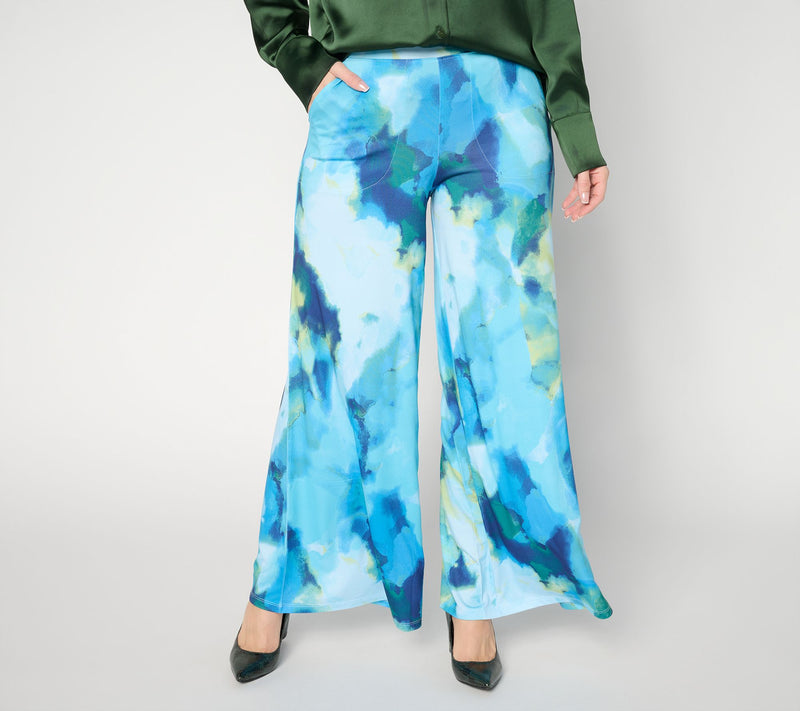 Mally Roncal Regular Wide Leg Feather Knit Pant — View 12