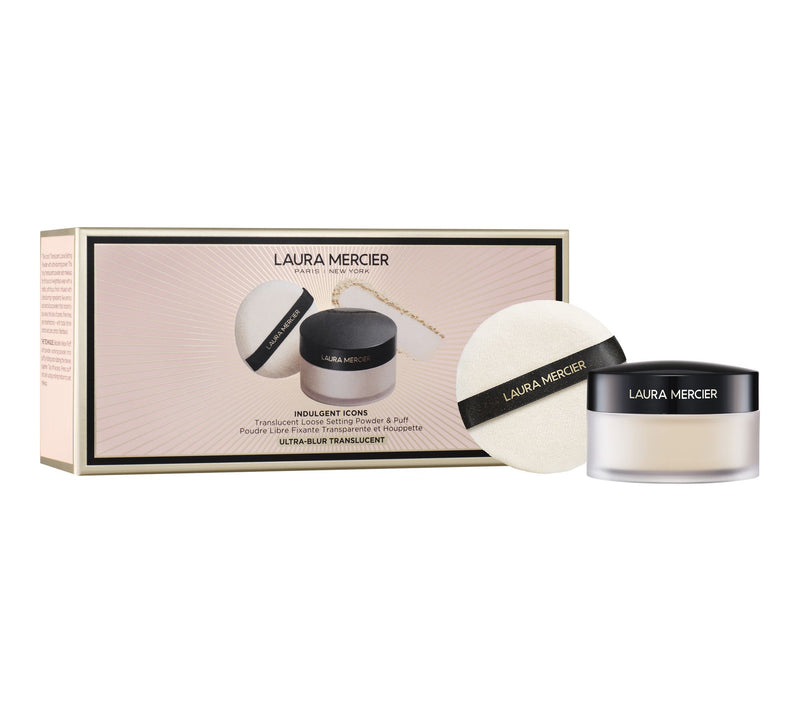 Laura Mercier Indulgent Icons Ultra-Blur Setting Powder + Puff — Main view