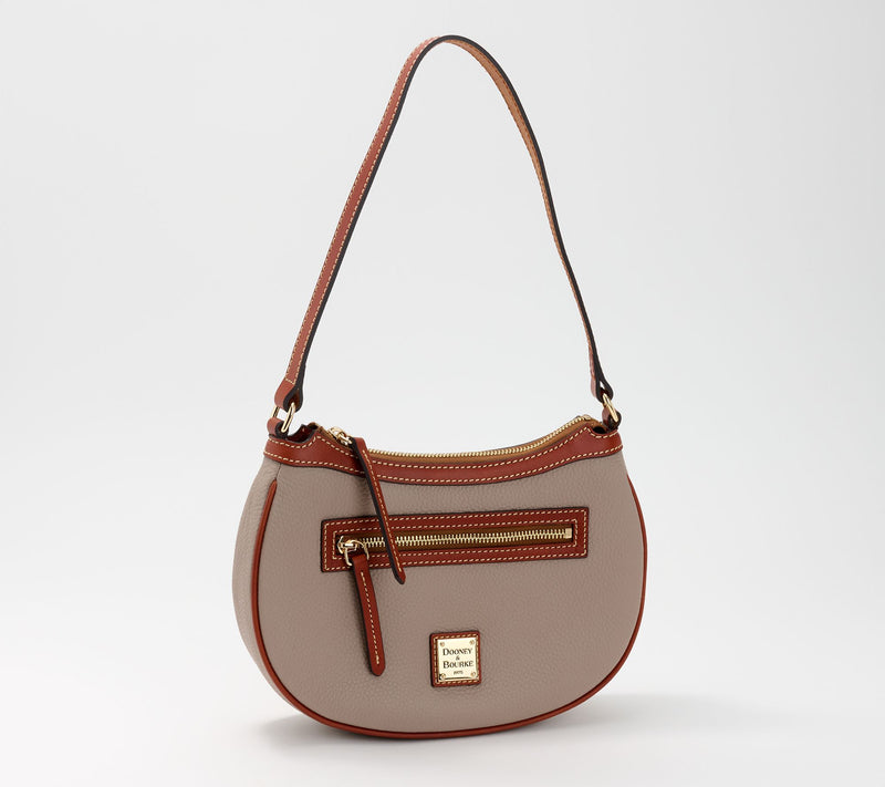 Dooney & Bourke Pebble Leather Crescent Hobo Shoulder Bag — Main view