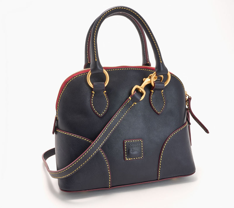 Dooney & Bourke Florentine Leather Small Satchel — View 11