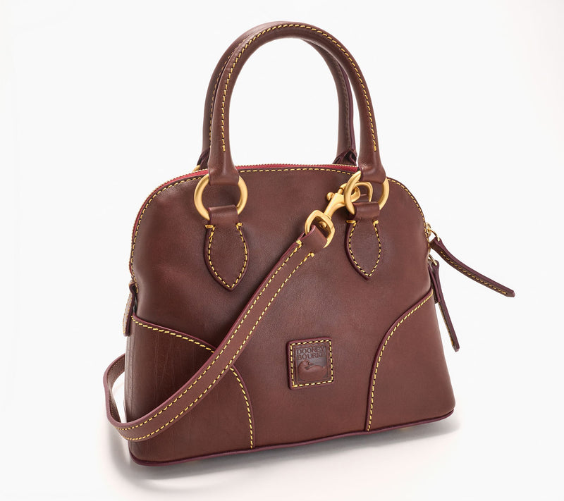 Dooney & Bourke Florentine Leather Small Satchel — View 13