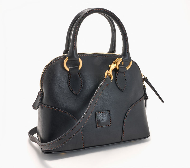Dooney & Bourke Florentine Leather Small Satchel — View 14