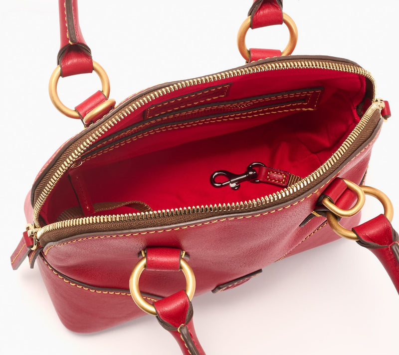 Dooney & Bourke Florentine Leather Small Satchel — View 5