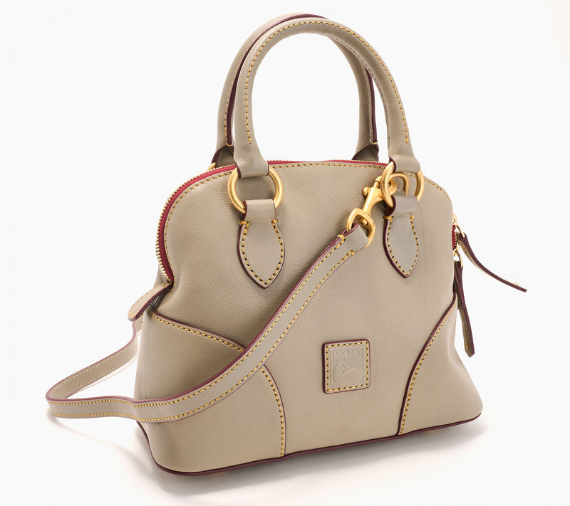 Dooney & Bourke Florentine Leather Small Satchel — View 15