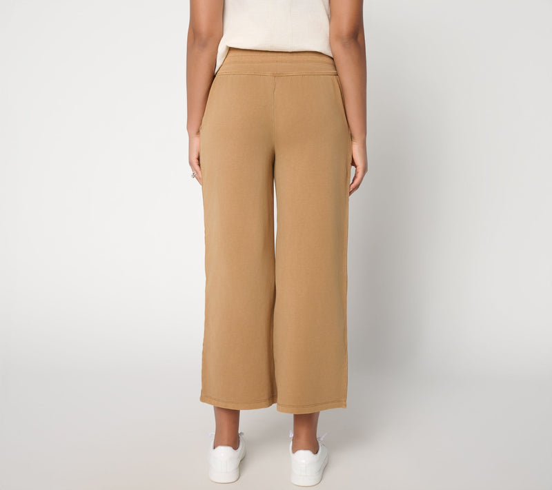 LOGO Lounge by Lori Goldstein Pull On Cropped Sweatpants — View 10