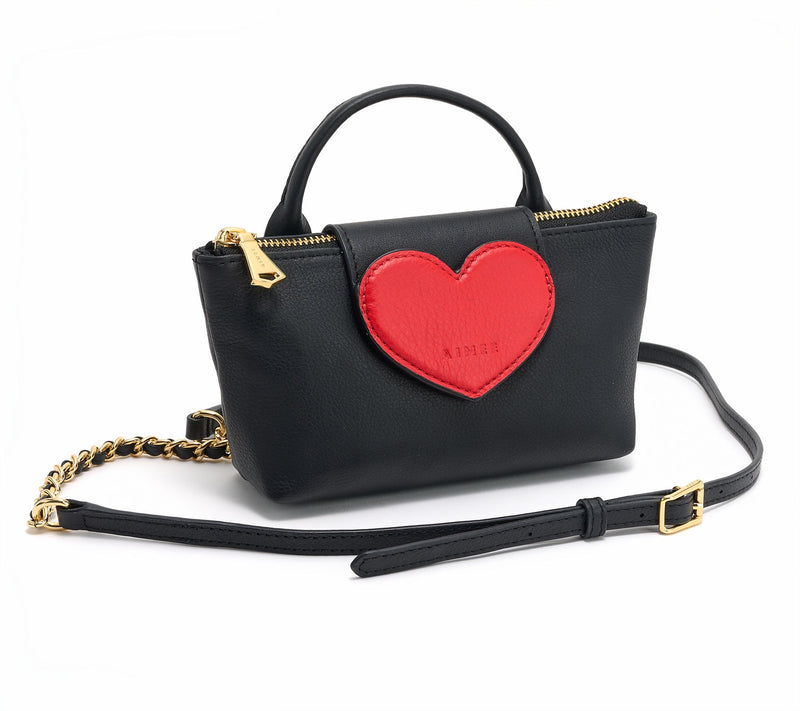 Aimee Kestenberg Leather Heart Breaker Mini Crossbody — View 6