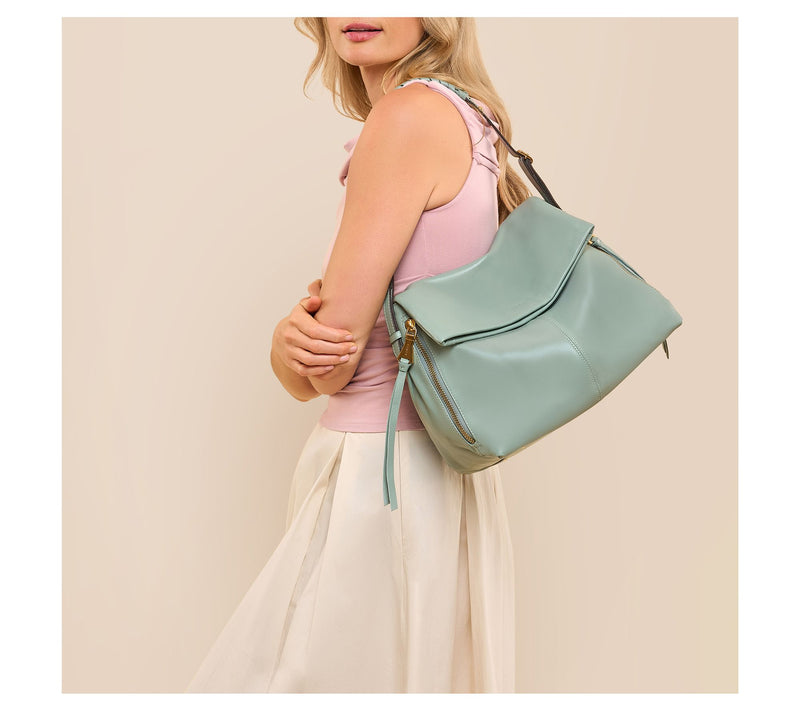 Aimee Kestenberg Bali Double Entry Leather Hobo — View 15