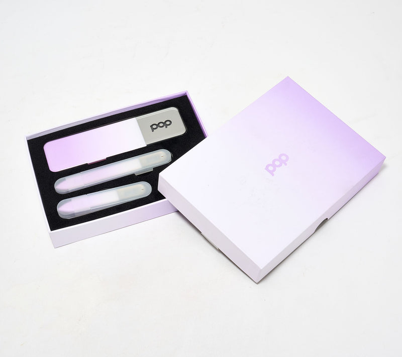 Pop Sonic Nano-Glass Manicure & Pedicure File 3pc Gift Set — View 8