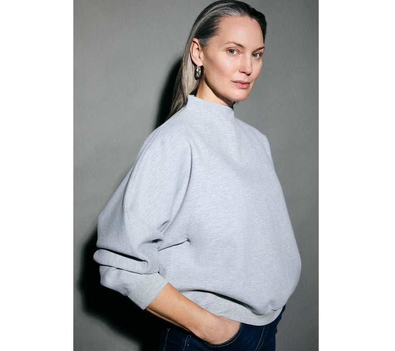 RM Studio x Rebecca Minkoff Sponge Knit Mock Neck Pullover — View 13
