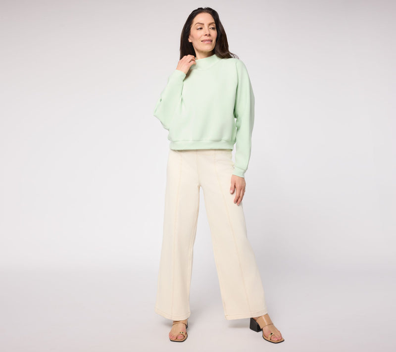 RM Studio x Rebecca Minkoff Sponge Knit Mock Neck Pullover — View 10