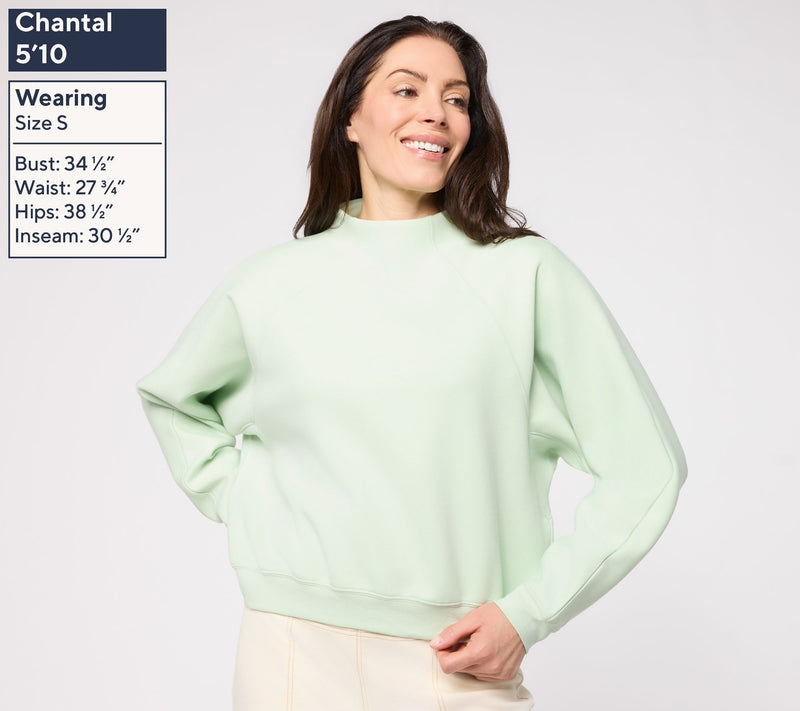 RM Studio x Rebecca Minkoff Sponge Knit Mock Neck Pullover — View 8