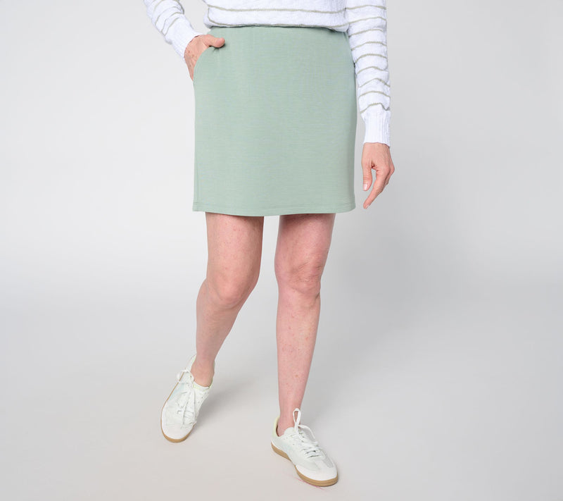 Belle by Kim Gravel Petite ScubaLuxe Showstopper Skort — View 8