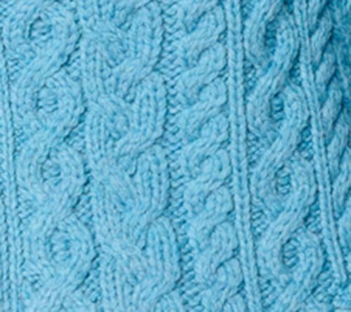 Aran Crafts Merino Wool Zip Front Cardigan — View 7