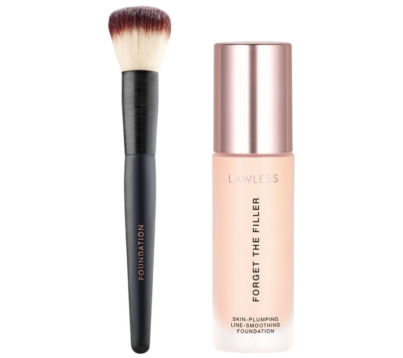 Lawless Forget The Filler Plumping Foundation with Brush — Main view