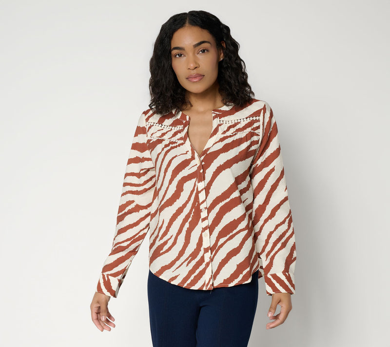 RM x Studio Rebecca Minkoff Smock Detail Shirt — View 12