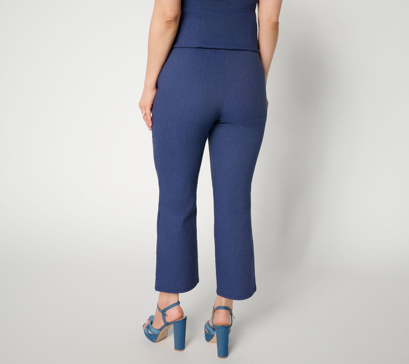 RM Studio x Rebecca Minkoff Regular Stretch Twill Cropped Pants — View 3