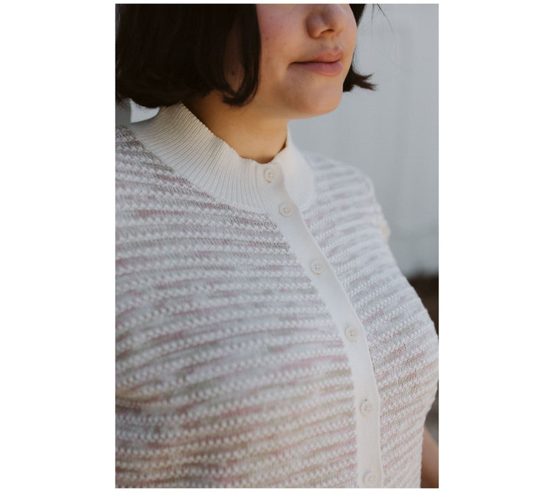 Me by Jennie Garth Multicolor Space Dyed Cardigan — View 8
