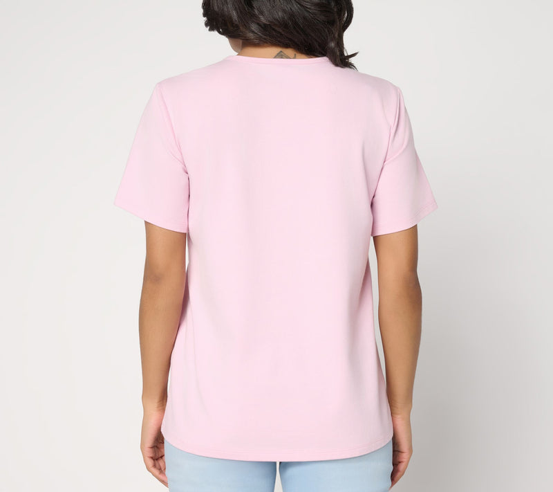 Studio Park  x Amy Stran Short Sleeve Crew Neck Shirt — View 4