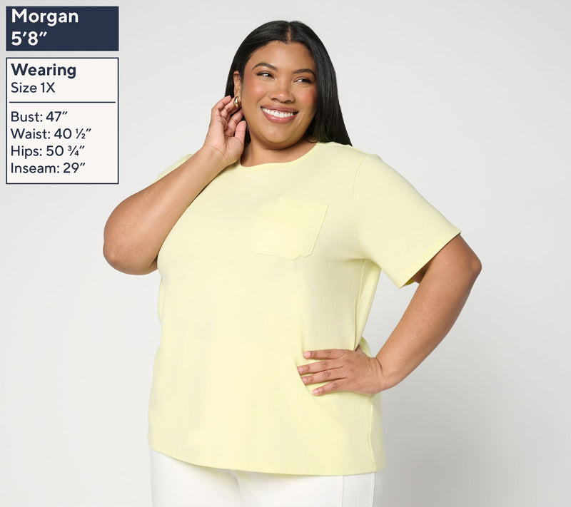 Studio Park  x Amy Stran Short Sleeve Crew Neck Shirt — View 2