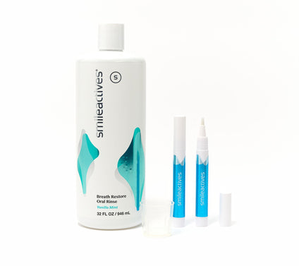 Smileactives Fresh Breath Bundle w/ Oral Rinse & Whitening Pens