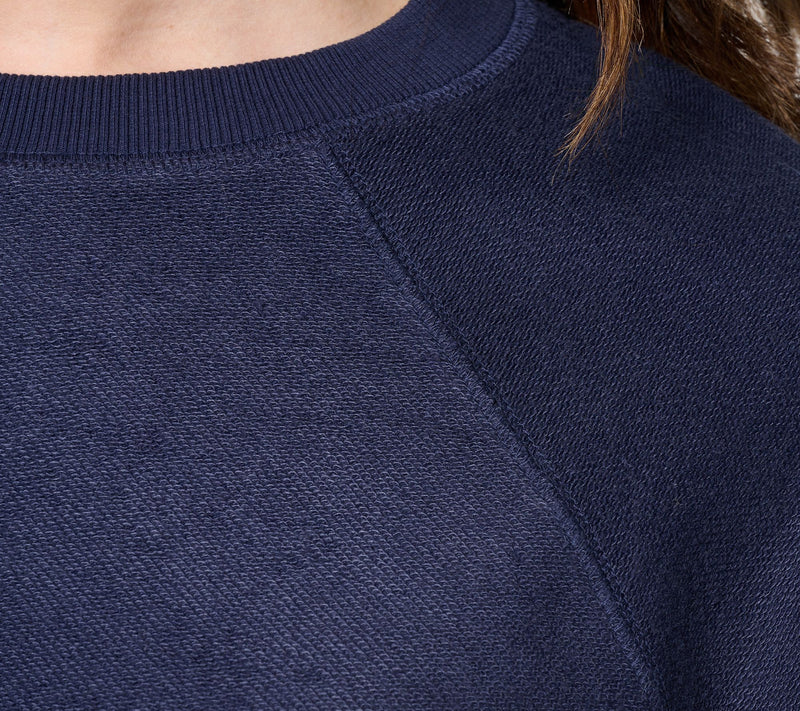 Studio Park x Amy Stran Long Sleeve Reverse French Terry Pullover — View 6