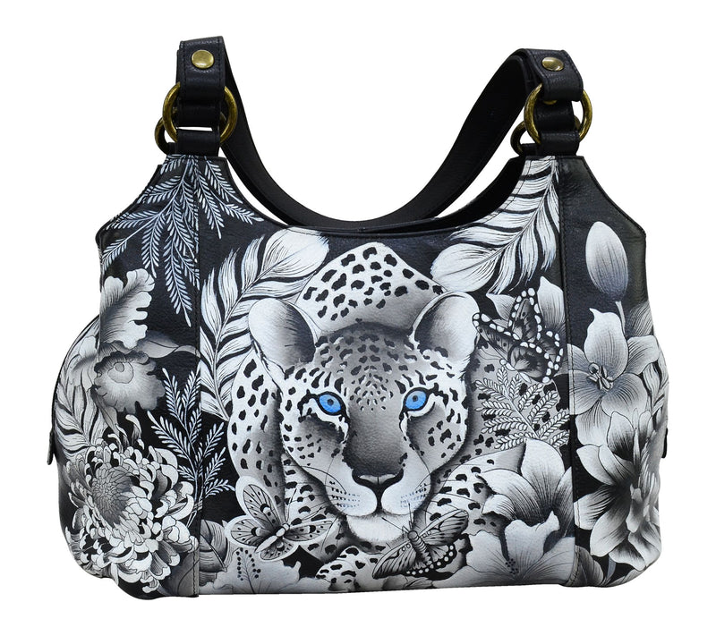 Anuschka Painted Leather Triple Compartment Large Satchel — Main view