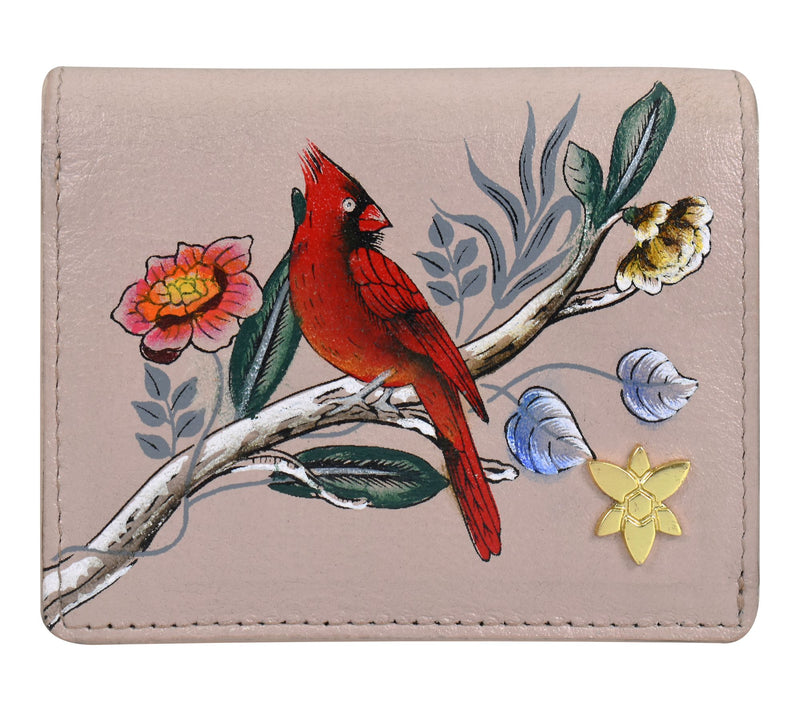 Anuschka Painted Leather Card Organizer Wallet — View 6