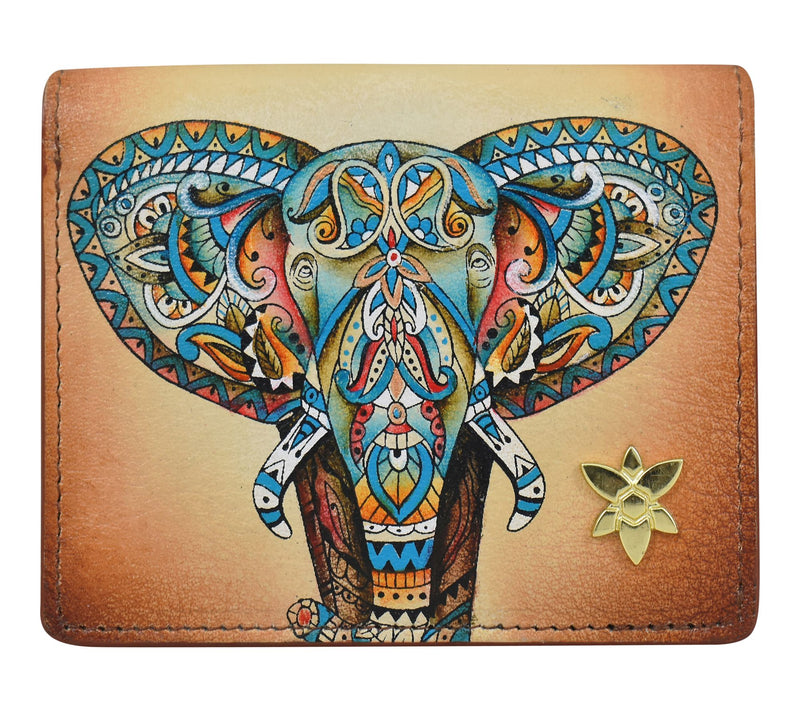 Anuschka Painted Leather Card Organizer Wallet — View 7