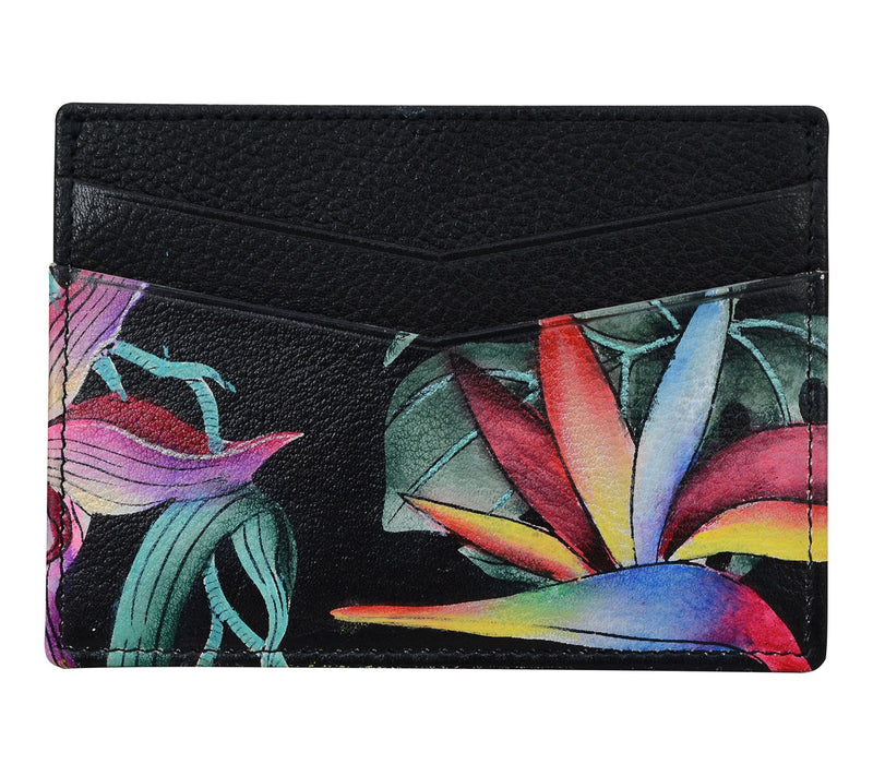 Anushcka Painted Leather Credit Card Case — View 12