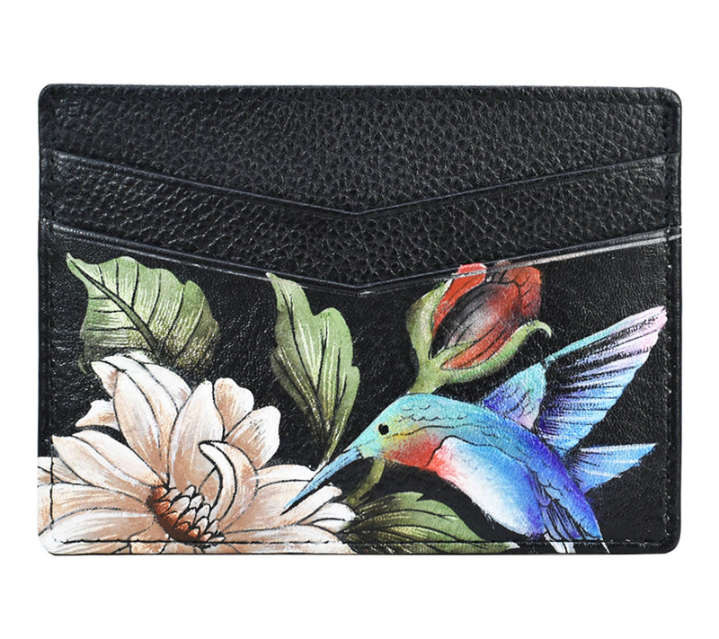 Anushcka Painted Leather Credit Card Case — View 17