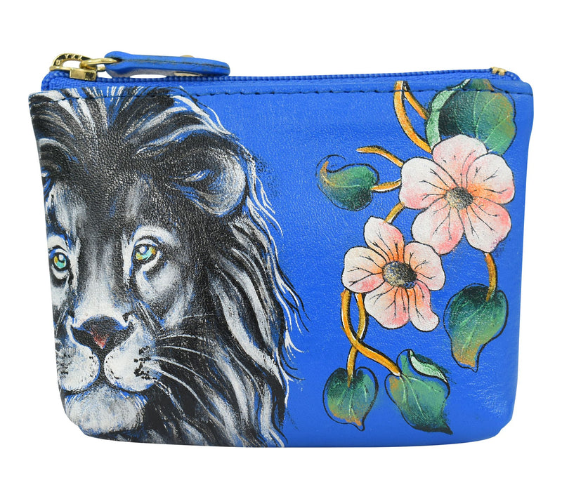 Anushcka Painted Leather Coin Pouch — View 18
