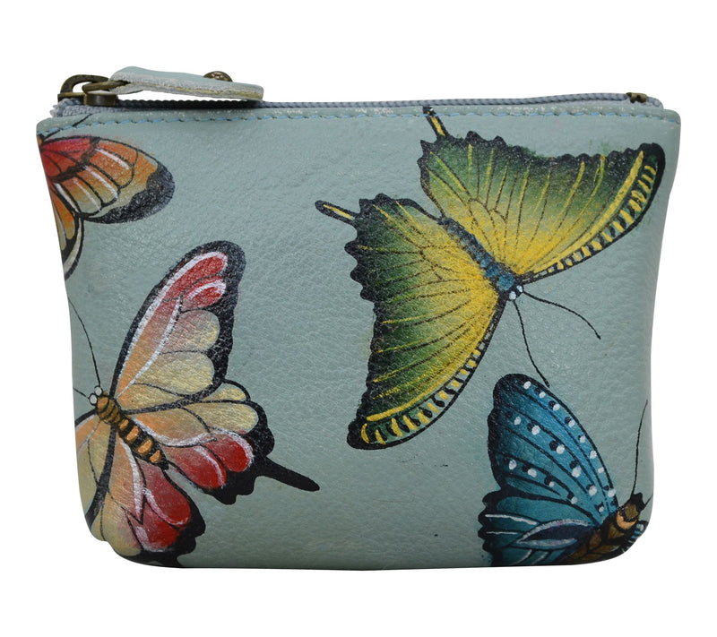Anushcka Painted Leather Coin Pouch — View 20