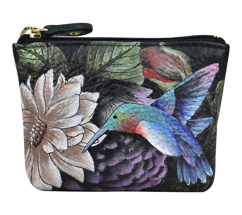 Anushcka Painted Leather Coin Pouch — View 22