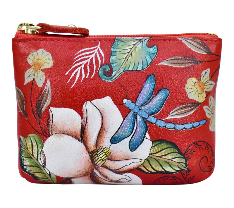 Anushcka Painted Leather Coin Pouch — View 23